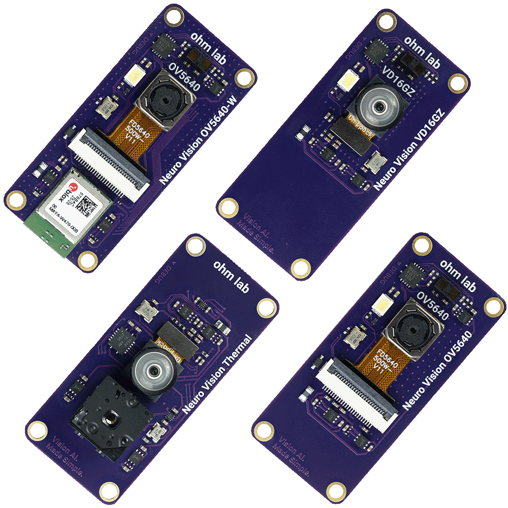 Neuro Vision camera modules for the Neuro N6